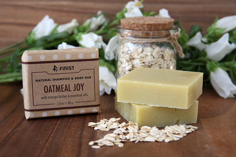 Oatmeal joy shampoo body bar image 1